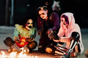 Halloween feestje groep kostuums